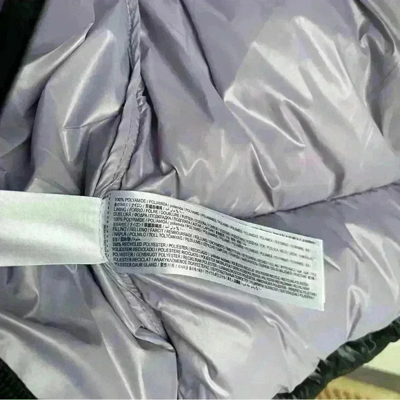 MANGO Quilted Puffer Winter Jacket 'Aspen' Shiny Black size S - Picture 13 of 16